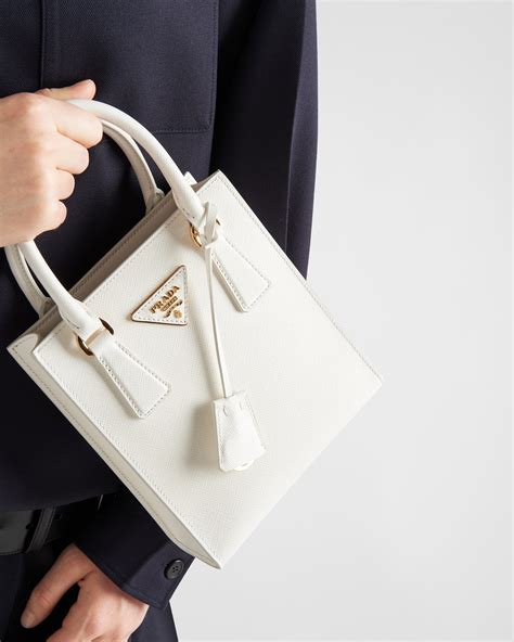 prada saffiano nylon|prada white leather.